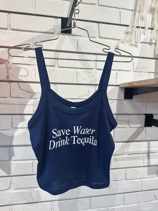 Save Water Drink Tequila Tank