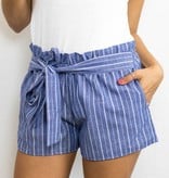 Striped Bow Shorts