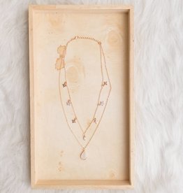 Pink Stone Layered Necklace